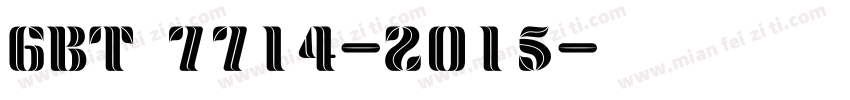 GBT 7714-2015字体转换